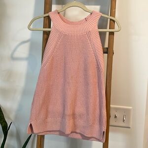 Loft Knit High Neck Tank